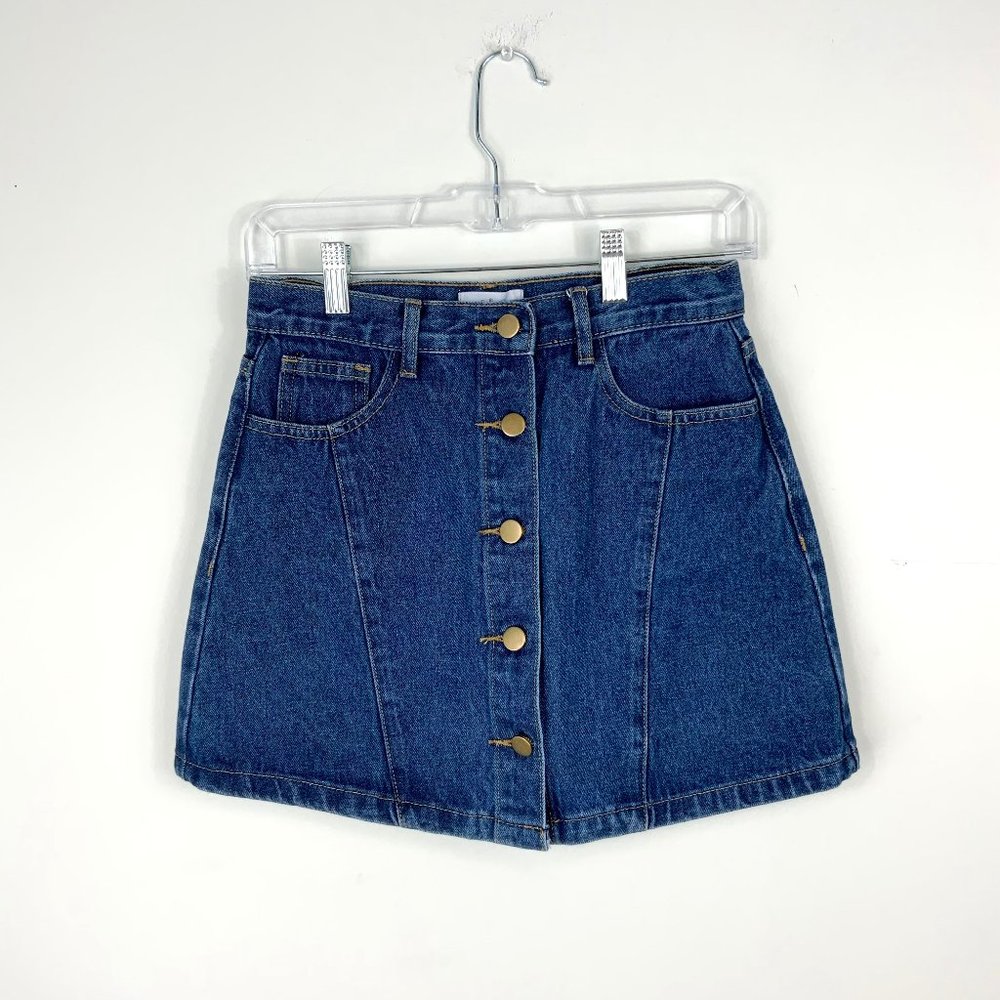 Daydreamer Dark Wash Denim Skirt
